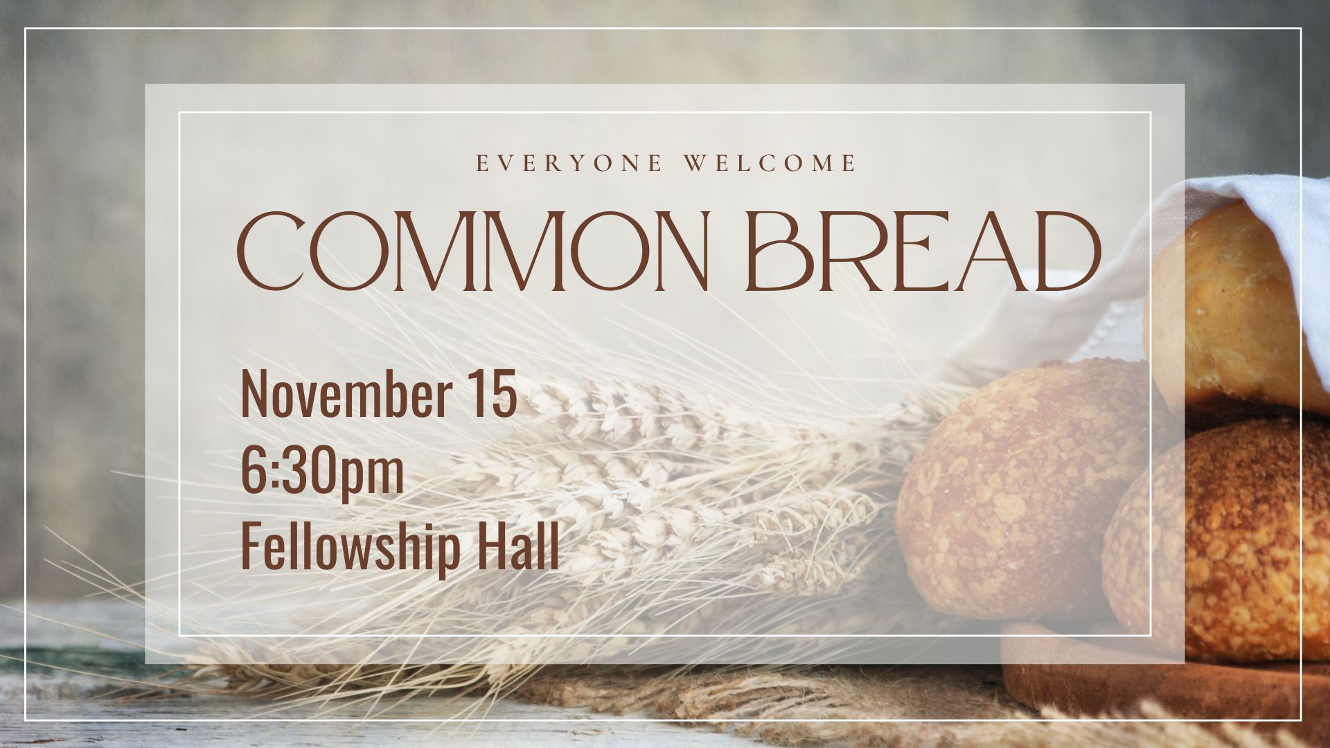 Common Bread Nov15