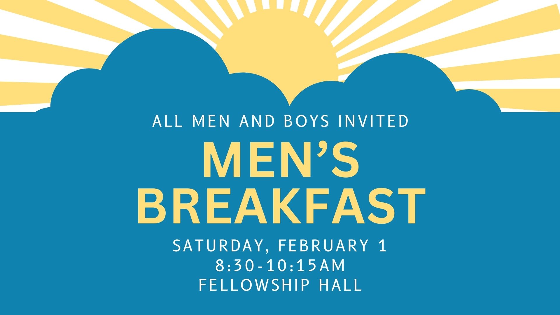 Mens breakfast Feb1