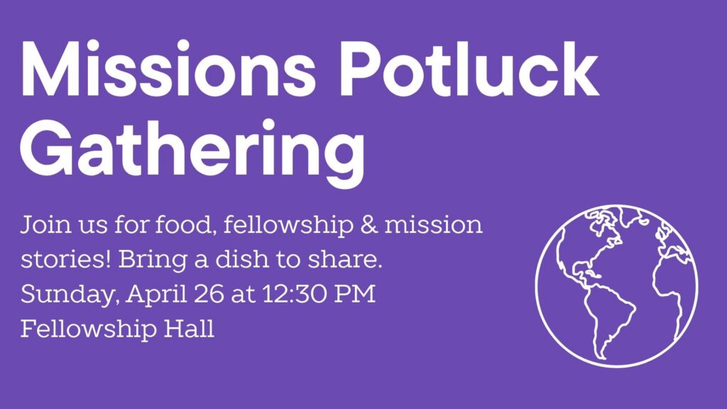 Missions potluck