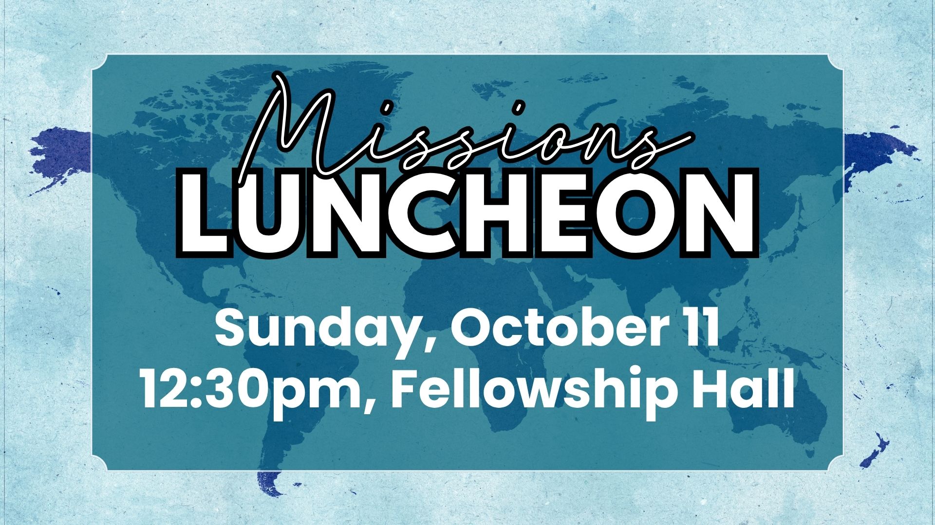Missions luncheon