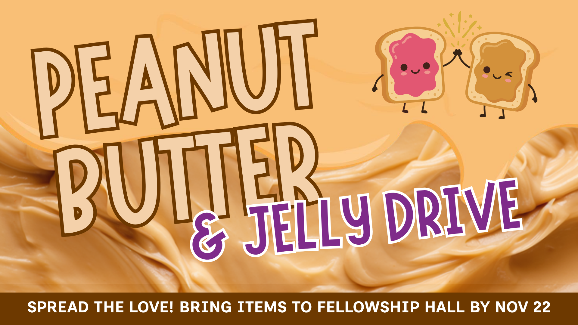 Peanut butter drive